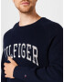 TOMMY HILFIGER Majica 'VARSITY' temno modra / bela - Pepit.si