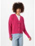 TOMMY HILFIGER Pletena jopa magenta - Pepit.si