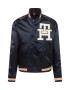 TOMMY HILFIGER Prehodna jakna 'VARSITY' nočno modra / rjava / bela - Pepit.si