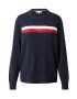 TOMMY HILFIGER Pulover črna / rdeča / bela - Pepit.si