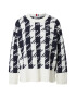 TOMMY HILFIGER Pulover temno modra / kremna - Pepit.si