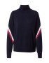 TOMMY HILFIGER Pulover 'GLOBAL' temno modra / bela / rdeča - Pepit.si