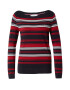 TOMMY HILFIGER Pulover 'Ivy' modra / rdeča / bela - Pepit.si