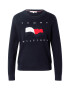 TOMMY HILFIGER Pulover mornarska / bela / rdeča - Pepit.si