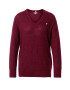 TOMMY HILFIGER Pulover mornarska / rdeča / merlot / bela - Pepit.si