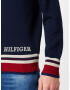 TOMMY HILFIGER Pulover nočno modra / rdeča / bela - Pepit.si