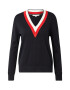 TOMMY HILFIGER Pulover temno modra / rdeča / bela - Pepit.si