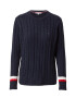 TOMMY HILFIGER Pulover temno modra / rdeča / bela - Pepit.si