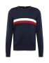 TOMMY HILFIGER Pulover temno modra / rdeča / bela - Pepit.si