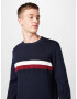 TOMMY HILFIGER Pulover temno modra / rdeča / bela - Pepit.si