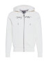 TOMMY HILFIGER Sweatjacke ' X ABOUT YOU SIGNATURE' slonovina / nočno modra - Pepit.si