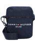 TOMMY HILFIGER Torba za čez ramo nočno modra / bela / rdeča - Pepit.si