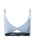 Tommy Hilfiger Underwear Bikini zgornji del mornarska / dimno modra / bela - Pepit.si