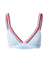 Tommy Hilfiger Underwear Bikini zgornji del mornarska / svetlo modra / rdeča / bela - Pepit.si