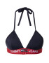 Tommy Hilfiger Underwear Bikini zgornji del nočno modra / rdeča / bela - Pepit.si