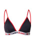 Tommy Hilfiger Underwear Bikini zgornji del temno modra / rdeča / bela - Pepit.si