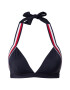 Tommy Hilfiger Underwear Bikini zgornji del temno modra / rdeča / bela - Pepit.si