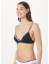 Tommy Hilfiger Underwear Bikini zgornji del temno modra / rdeča / bela - Pepit.si