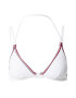 Tommy Hilfiger Underwear Bikini zgornji del temno modra / rdeča / bela - Pepit.si