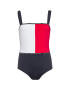 Tommy Hilfiger Underwear Enodelne kopalke mornarska / rdeča / bela - Pepit.si