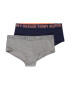 Tommy Hilfiger Underwear Unterhose mornarska / siva / rdeča - Pepit.si