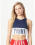 Tommy Jeans Bikini zgornji del mornarska / bela - Pepit.si