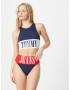 Tommy Jeans Bikini zgornji del mornarska / bela - Pepit.si