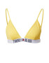 Tommy Jeans Bikini zgornji del mornarska / rumena / rdeča / bela - Pepit.si