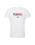 Tommy Jeans Majica bela / marine / rdeča - Pepit.si