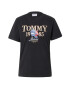 Tommy Jeans Majica dimno modra / zlata / rdeča / črna - Pepit.si