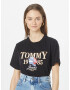 Tommy Jeans Majica dimno modra / zlata / rdeča / črna - Pepit.si