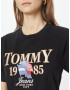 Tommy Jeans Majica dimno modra / zlata / rdeča / črna - Pepit.si