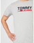 TOMMY HILFIGER Majica marine / svetlo siva / rdeča / bela - Pepit.si