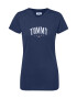 Tommy Jeans Majica 'TJW TOMMY SCRIPT TEE' bela / mornarska - Pepit.si