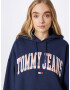 Tommy Jeans Obleka mornarska / staro roza / rdeča / bela - Pepit.si