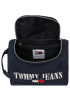 Tommy Jeans Toaletna torbica mornarska / temno rdeča / bela - Pepit.si