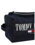 Tommy Jeans Toaletna torbica mornarska / temno rdeča / bela - Pepit.si