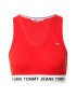 Tommy Jeans Top mornarska / rdeča / bela - Pepit.si