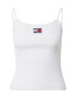 Tommy Jeans Top svetlo siva / bela / mornarska / rdeča - Pepit.si