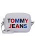 Tommy Jeans Torba za čez ramo bela / rdeča / kraljevo modra / smaragd - Pepit.si