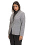 Ulla Popken Blazer siva / off-bela - Pepit.si