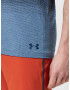 UNDER ARMOUR Funkcionalna majica 'Seamless Lux' svetlo modra / temno modra / pegasto siva - Pepit.si