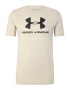 UNDER ARMOUR Funkcionalna majica svetlo rjava / črna - Pepit.si