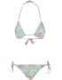 Urban Classics Bikini kraljevo modra / svetlo rumena / meta / svetlo zelena / mauve - Pepit.si