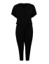 Urban Classics Curvy Kombinezon 'Ladies Modal Jumpsuit' črna - Pepit.si