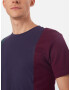 Urban Classics Majica 'Tripple Tee' mornarska / jelka / burgund - Pepit.si