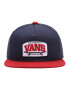 VANS Cap marine / bela / rdeča - Pepit.si