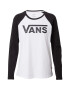 VANS Majica 'WM FLYING V LS RAGLAN' črna / bela - Pepit.si