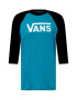 VANS Majica 'MN CLASSIC RAGLAN' nebeško modra / črna / bela - Pepit.si