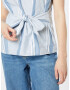 VERO MODA Bluza 'VMMILEY' moder denim / bela - Pepit.si